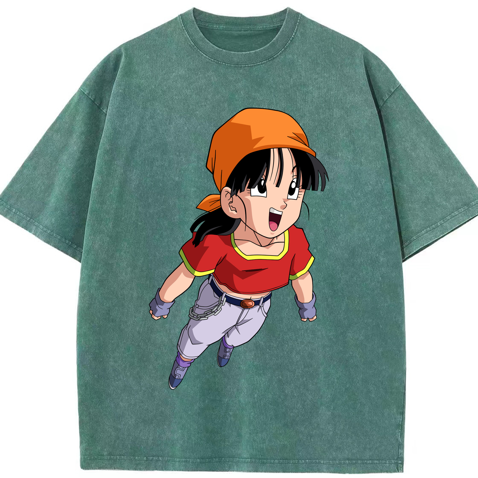 （画像用） ドラゴンボール パン DRAGON BALL Pan 綿100% ヴィンテージ風 半袖Tシャツ（フロントプリント）